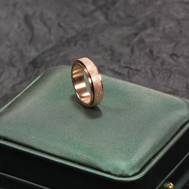 Anti-Anxiety Spinner Ring for Stress Relief - Stainless Steel, Multiple Colours, view 5