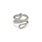 Adjustable Spiraling Snake Ring - 316L Stainless Steel, view 7