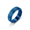 Rotating Anxiety Ring for Women and Men - Titanium Steel, Polished Finish, view 4