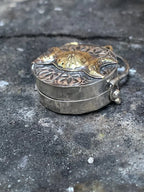 Silver Locket Necklace with Triple Moon, Tree of Life, Quartz Crystal - 2.5 cm Pendant, view 5