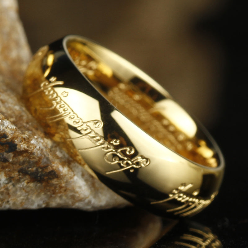 Glowing Silver Ring with Aquamarine Runes - Emits Bright Light, view 7