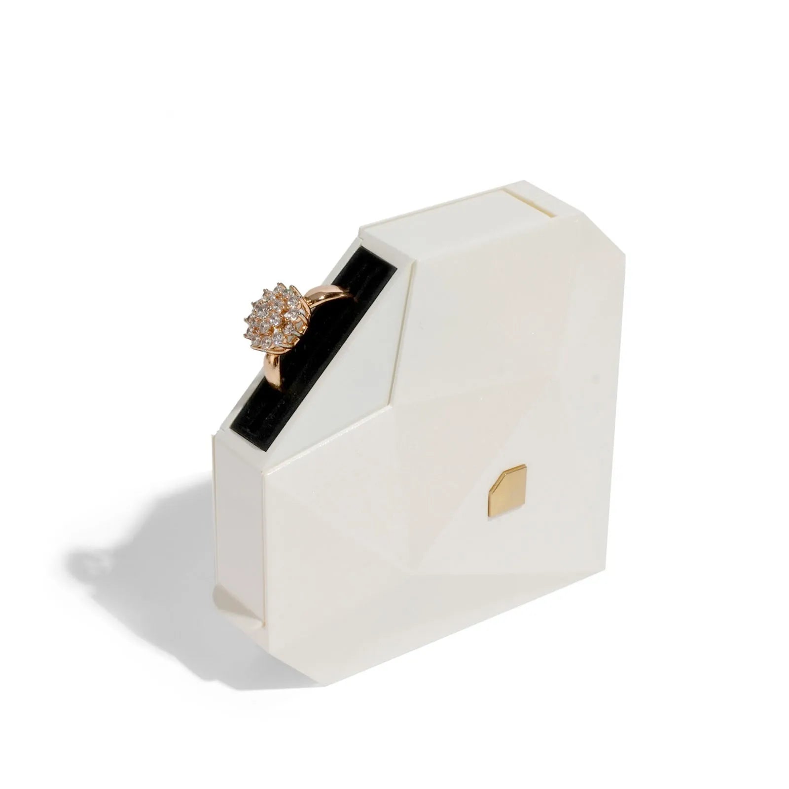 Heart-Shaped Prism Ring Box - 8cm, Surprise Gift Display, view 6