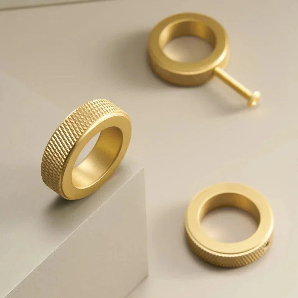 Julisse Knurled Ring Cabinet Knobs-Welvere