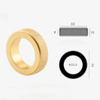Julisse Knurled Ring Cabinet Knobs-Welvere
