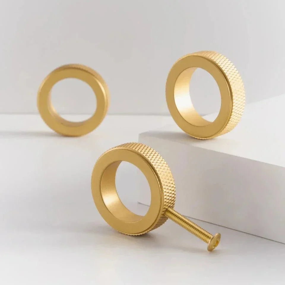 Julisse Knurled Ring Cabinet Knobs-Welvere