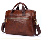 Karsten Genuine Leather Laptop Business Travel Bag