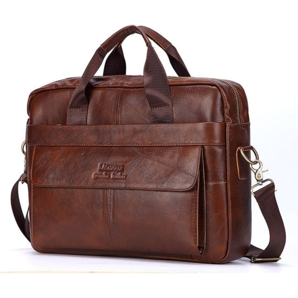 Karsten Genuine Leather Laptop Business Travel Bag