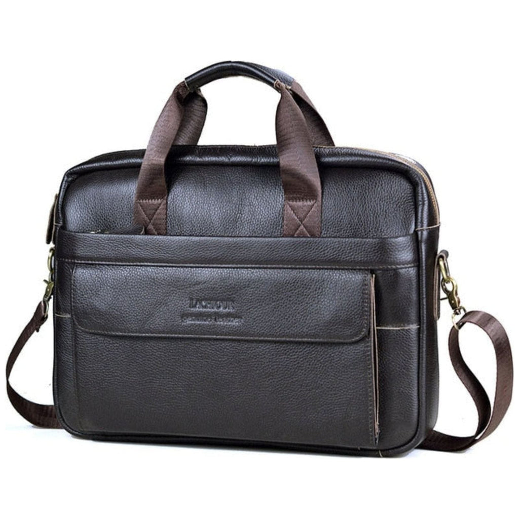 Karsten Genuine Leather Laptop Business Travel Bag