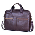 Karsten Genuine Leather Laptop Business Travel Bag