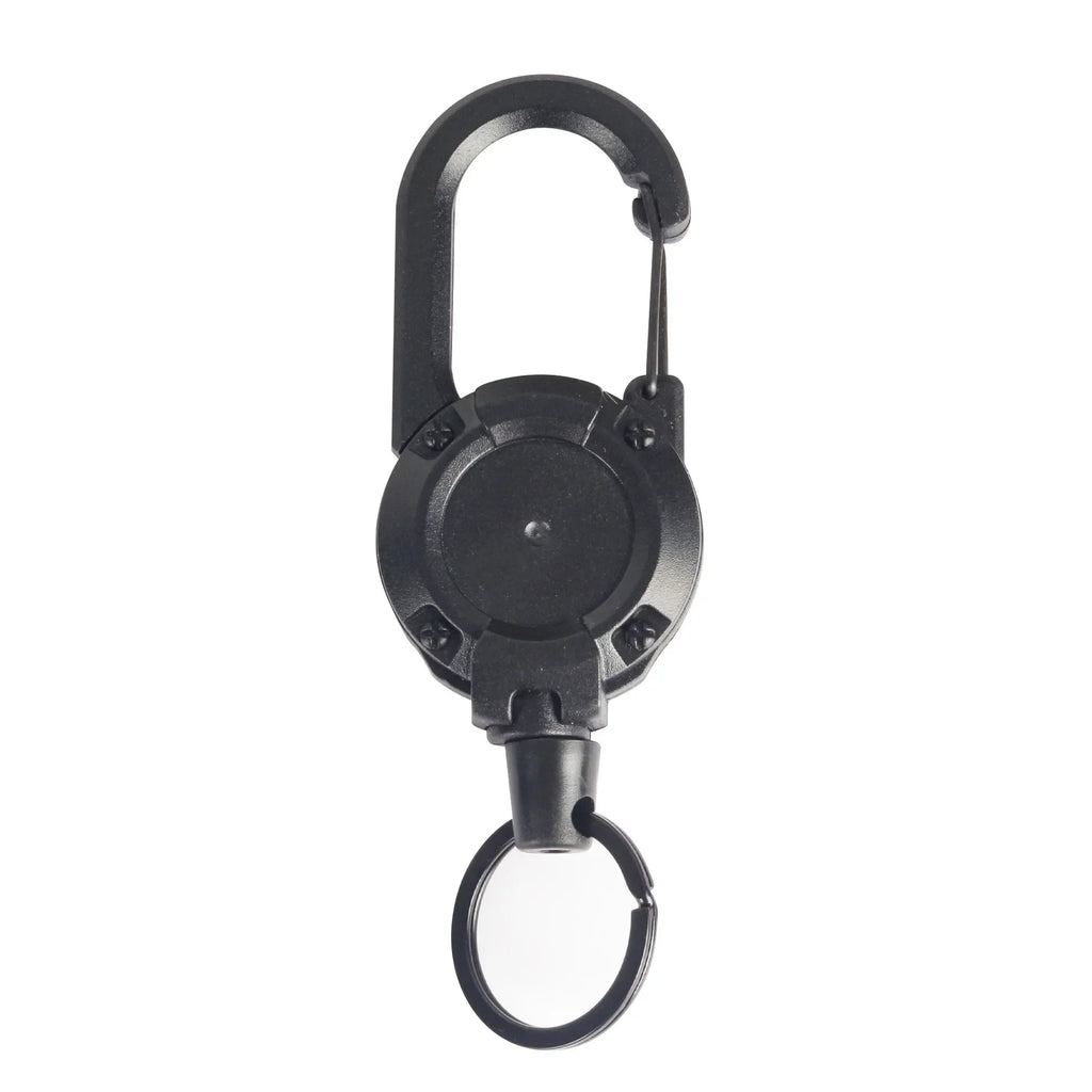 Anti-theft Metal Elastic Keychain - Zinc Alloy, Stretches up to 60 cm