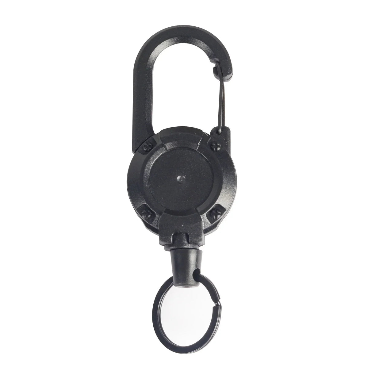 Anti-theft Metal Elastic Keychain - Zinc Alloy, Stretches up to 60 cm