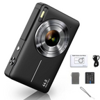Kids’ Digital Camera, 44MP, 16X Optical Zoom, 1080P HD