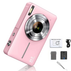 Kids’ Digital Camera, 44MP, 16X Optical Zoom, 1080P HD