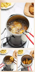 Stainless Steel Fryer for Healthy Cooking - 1200 ml Capacity, view 6