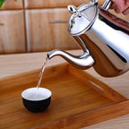 Induction Stainless Steel Kettle with Filter - Fast Heating, Silver or Gold, view 2