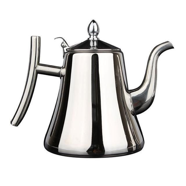 Induction Stainless Steel Kettle with Filter - Fast Heating, Silver or Gold, view 3