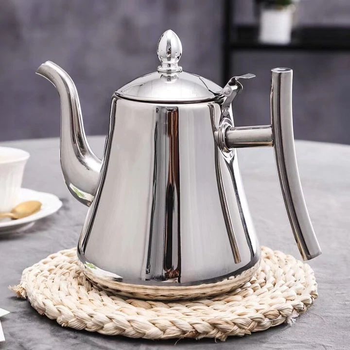 Induction Stainless Steel Kettle with Filter - Fast Heating, Silver or Gold, view 6