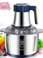 Stainless Steel Food Processor for Kitchen - 5L Bowl, 5000 rpm Motor, view 10