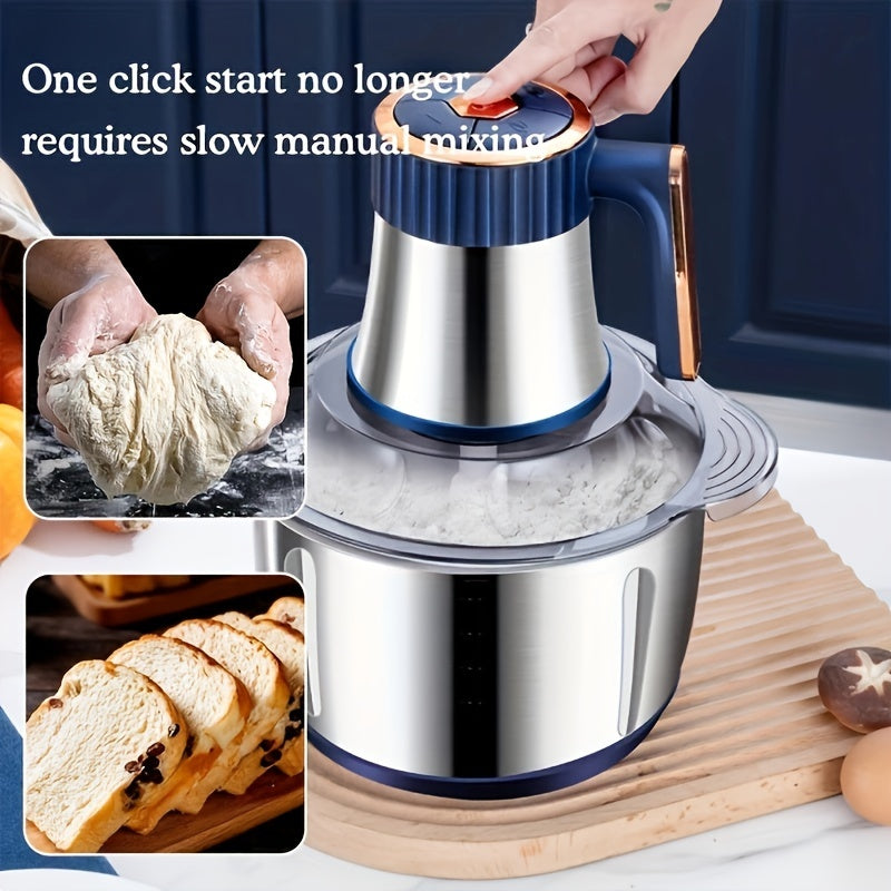 Stainless Steel Food Processor for Kitchen - 5L Bowl, 5000 rpm Motor, view 5