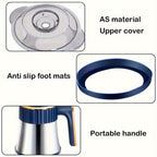 Stainless Steel Food Processor for Kitchen - 5L Bowl, 5000 rpm Motor, view 6