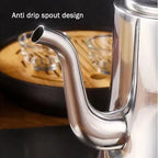 Food-Grade Stainless Steel Tea Kettle with Strainer - 1.5L, Long Spout, view 6