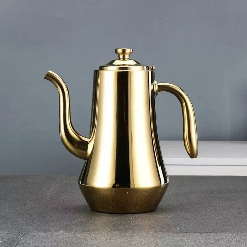 Food-Grade Stainless Steel Tea Kettle with Strainer - 1.5L, Long Spout, view 7