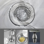 Contemporary Round Stainless Steel Kitchen Sink - Undermount, 11", view 5