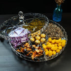 Acrylic Dry Fruit Storage Box with Lid - 12.6 Inch, Clear for Kitchen, view 2