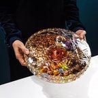 Acrylic Dry Fruit Storage Box with Lid - 12.6 Inch, Clear for Kitchen, view 3