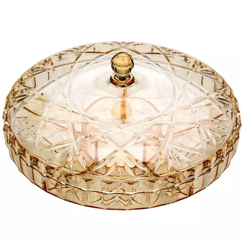 Acrylic Dry Fruit Storage Box with Lid - 12.6 Inch, Clear for Kitchen, view 5