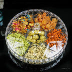 Acrylic Dry Fruit Storage Box with Lid - 12.6 Inch, Clear for Kitchen