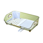 Detachable Sink Dish Drainer Countertop Organizer with Utensil Holder - PP, view 3