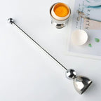 Stainless Steel Egg Opener - Silver, For Raw and Cooked Eggs, view 10