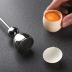 Stainless Steel Egg Opener - Silver, For Raw and Cooked Eggs, view 3