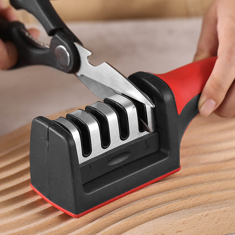 Professional 4-Stage Knife Sharpener for Kitchen - Plastic, 175 g, view 10