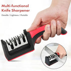 Professional 4-Stage Knife Sharpener for Kitchen - Plastic, 175 g, view 7