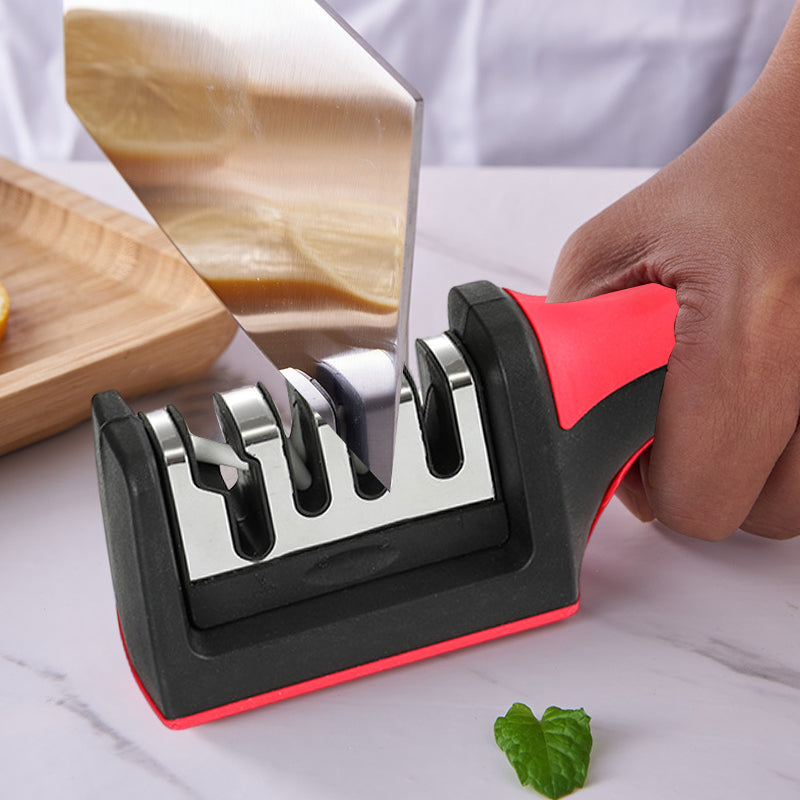 Professional 4-Stage Knife Sharpener for Kitchen - Plastic, 175 g, view 9