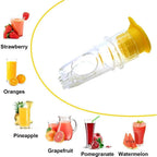 2-Piece Lemon Squeezer Set with Screw Attachment - Bpa-Free Plastic, 8 cm, view 4