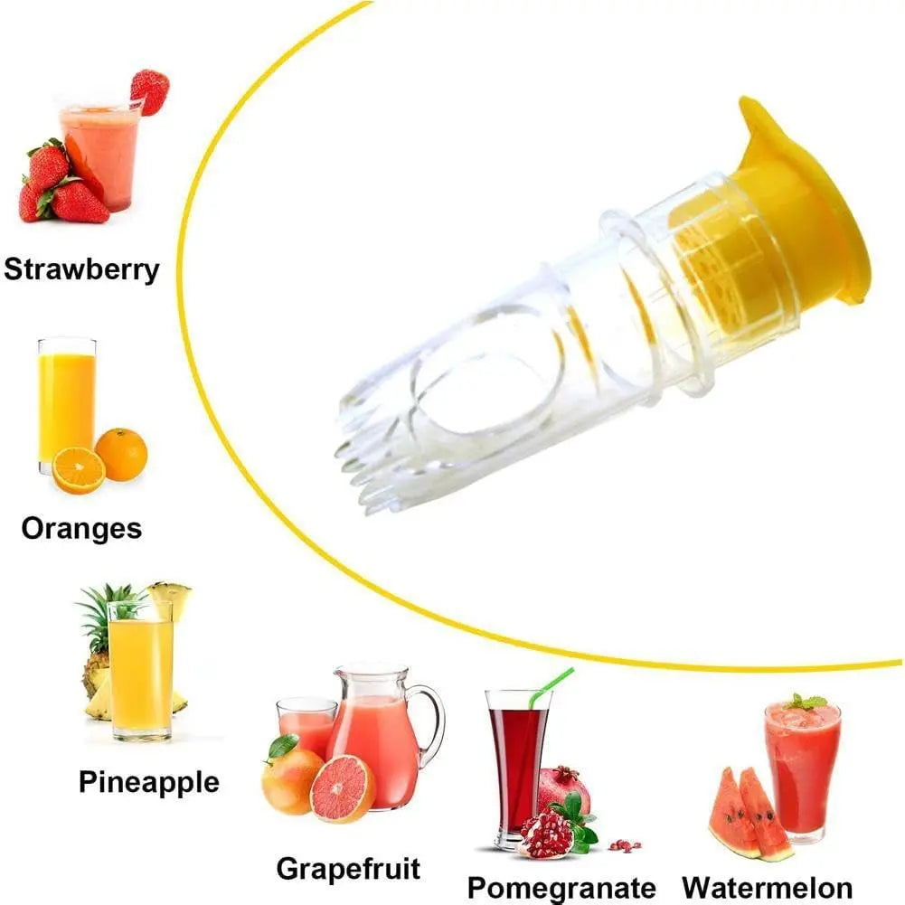 2-Piece Lemon Squeezer Set with Screw Attachment - Bpa-Free Plastic, 8 cm, view 4