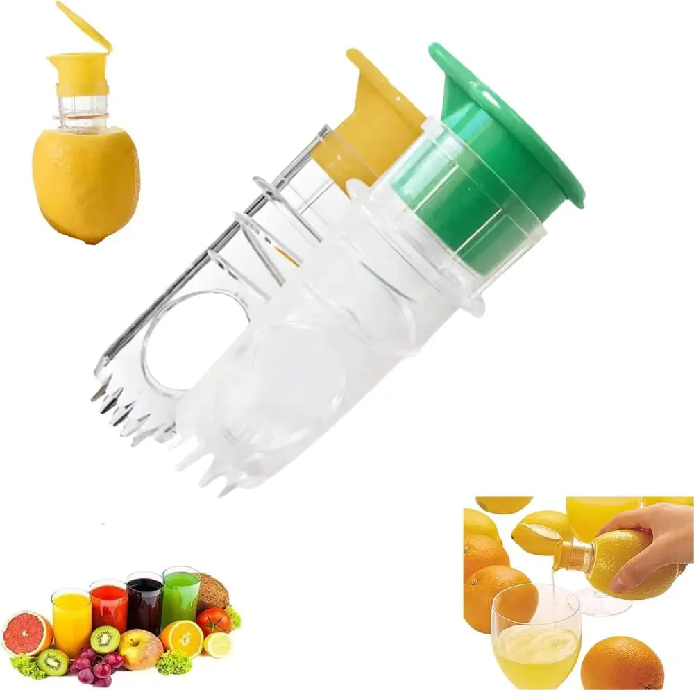 2-Piece Lemon Squeezer Set with Screw Attachment - Bpa-Free Plastic, 8 cm, view 8