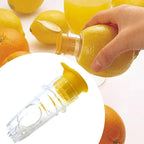 2-Piece Lemon Squeezer Set with Screw Attachment - Bpa-Free Plastic, 8 cm