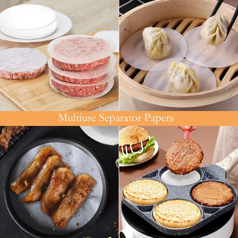 Manual Meat Press for Hamburger Patties - Stainless Steel, 114mm or 140mm, view 10