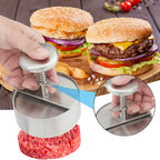 Manual Meat Press for Hamburger Patties - Stainless Steel, 114mm or 140mm, view 2