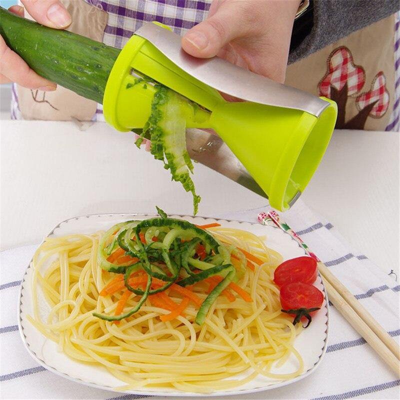 Vegetable Spiralizer Kitchen Tool - Stainless Steel, 14 x 7.5 cm, view 4