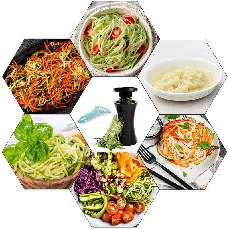 Vegetable Spiralizer Kitchen Tool - Stainless Steel, 14 x 7.5 cm, view 8
