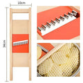Potato and Vegetable Slicer with Lattice Grid Blade - Stainless Steel