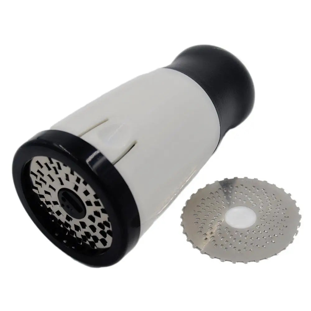Stainless Steel Cheese Grater and Slicer - 2 Interchangeable Blades, view 2