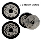Stainless Steel Cheese Grater and Slicer - 2 Interchangeable Blades, view 3