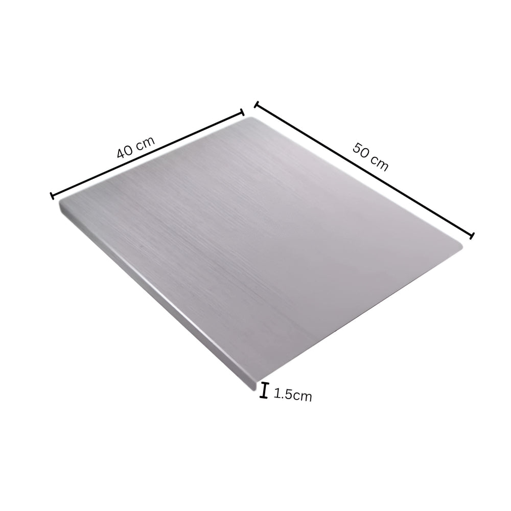 Stainless Steel Chopping Board for Kitchen - 304 Steel, Dishwasher Safe, view 13