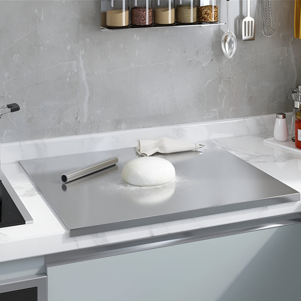 Stainless Steel Chopping Board for Kitchen - 304 Steel, Dishwasher Safe, view 4
